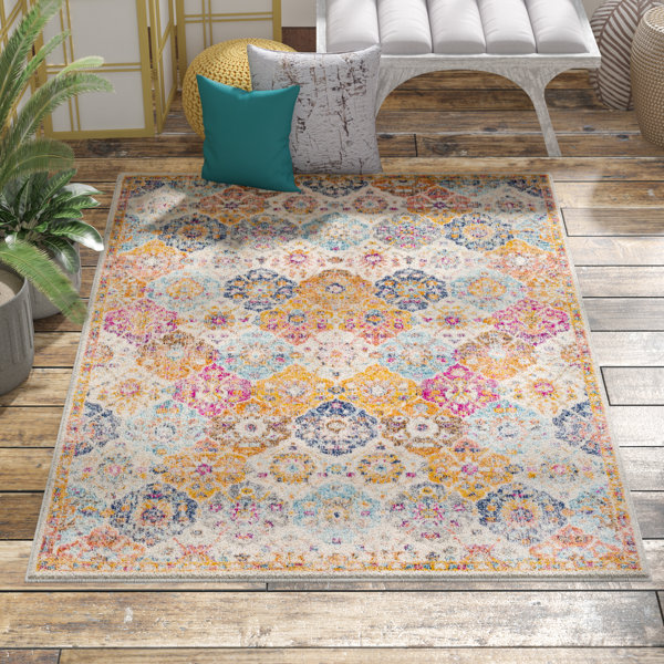 Sterne Mustard Burnt Orange Area Rug